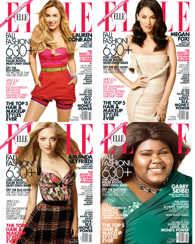 Illustration for article titled Elle Seems To Have Also Lightened Gabourey Sidibe's Skin